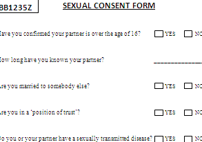 The consent forms which will soon be issued by the Home Office (click to enlarge)